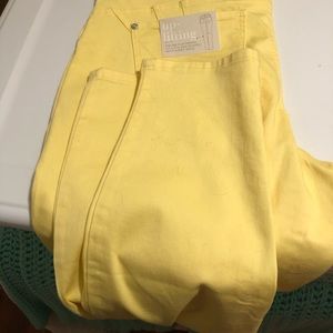 Yellow Ankle Jeans